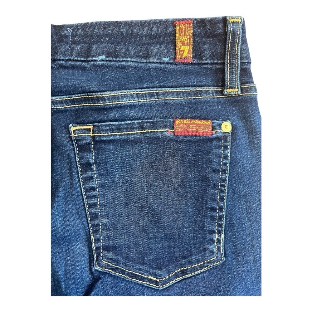 7 For All Mankind Distressed b(air) the ankle skinny jeans size 27 Women - Picture 11 of 14